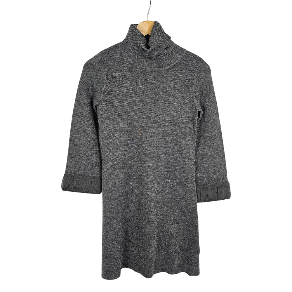 Alice + Olivia Turtleneck Wool Blend Sweater Dress